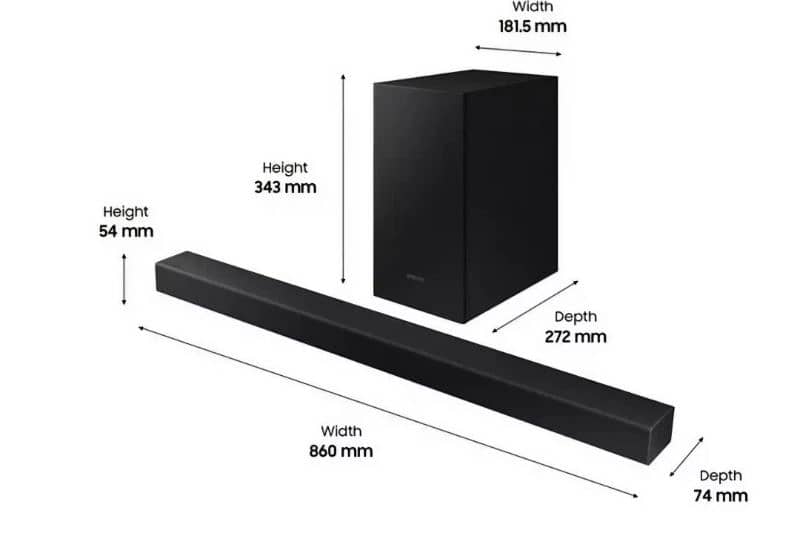 Samsung T420 Soundbar with Wired Subwoofer Game mode HW/ 4$ delivery 3