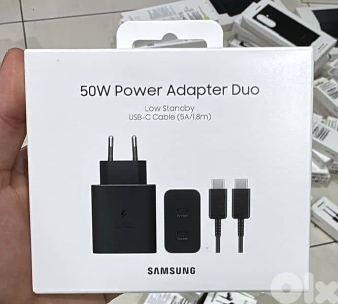 Samsung 50w power adapter duo 2pin with cable 0