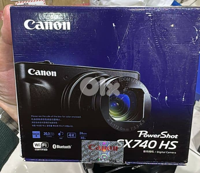 Canon Powershot SX740 Hs black 0