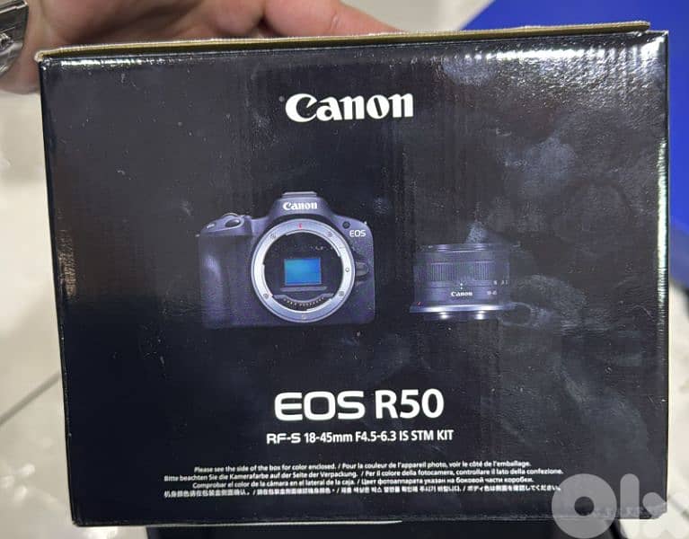 Canon camera EOS R50 RF-S 18-45mm F4.5-6.3 IS STM Kit black 0