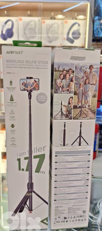 ACEFAST SELFIE STICK WITH AUTOMATIC TRIPOD E31 0