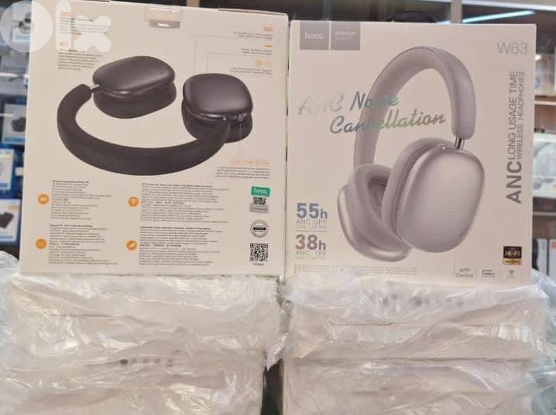 HOCO WIRELESS HEADPHONES ANC W63 0