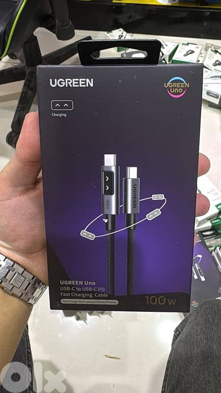 Ugreen Uno usb-c to usb-c 100w cable 1m 0