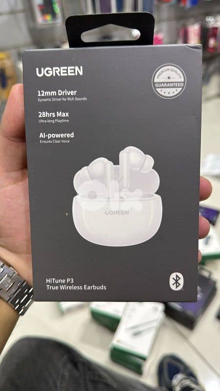 Ugreen Hitune p3 wireless earbuds white 0