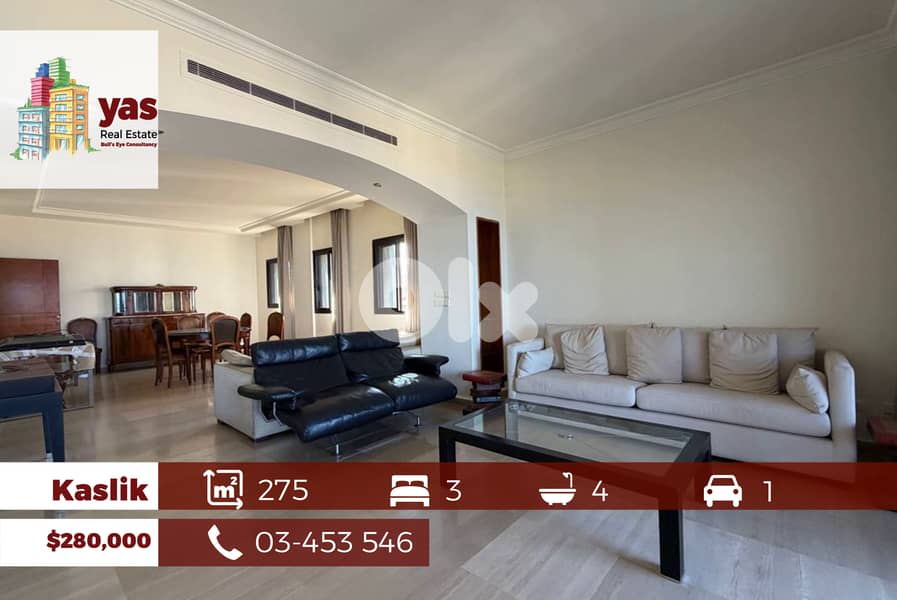 Kaslik 275m2 | Panoramic Sea | High End | Calm Street | EH/KH 0