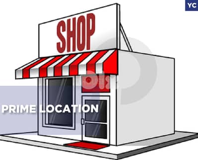 Prime area  commercial shop in Amchit/عمشيت  REF#YC130264