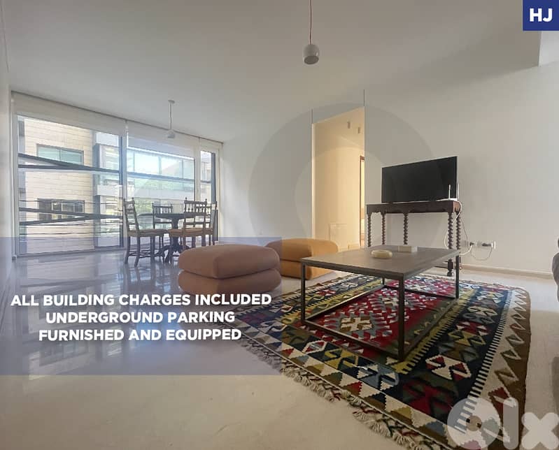 UNDERGROUND PARKING. - FURNISHED & EQUIPPED - Achrafieh REF#HJ129303 0