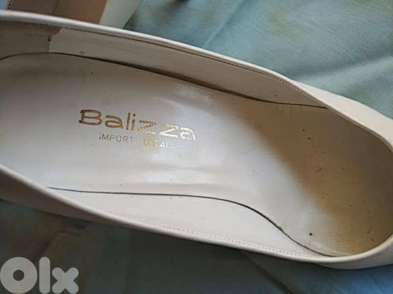 Balizza white shoes (made in Italy,37.5) - Not Negotiable 2