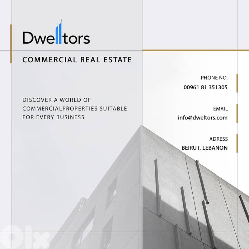 Warehouse for rent in BSALIM - 800 MTS2 - 4.5 Mt Height 0
