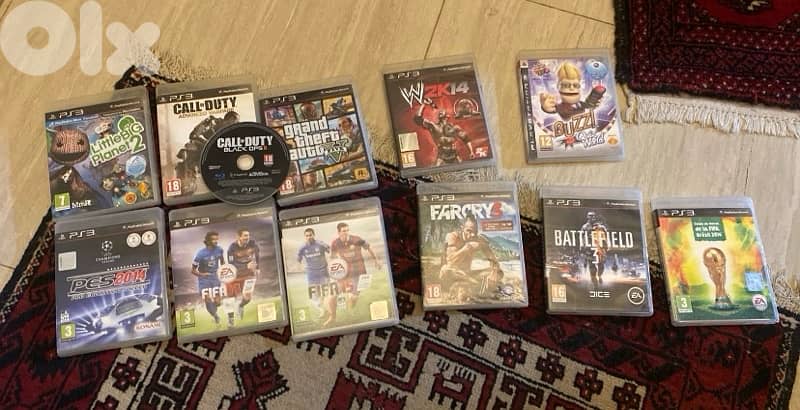 ps3 games between 5$ and 20$. 90$ for all 0