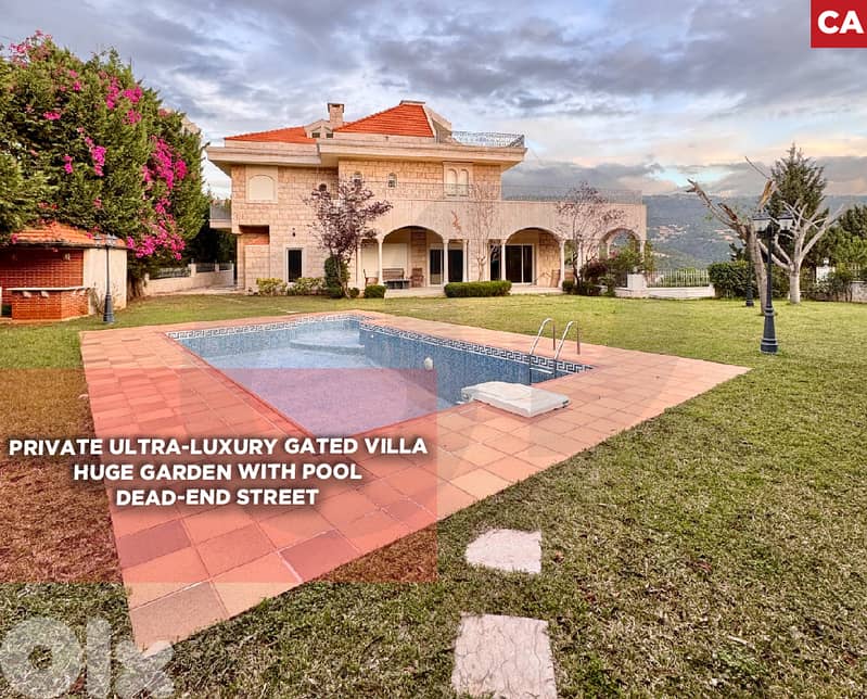 Private Ultra-Luxury Gated Villa, Keserwan - Fatqa/فتقا  REF#CA130320 0