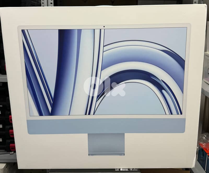 Imac 24inch M3 chip 8/256gb blue 8-core Cpu/10-core GPU 1400$ 0