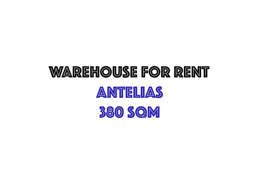Warehouse for rent in Antelias - PAYMENT FACILITY MQFS2895 0