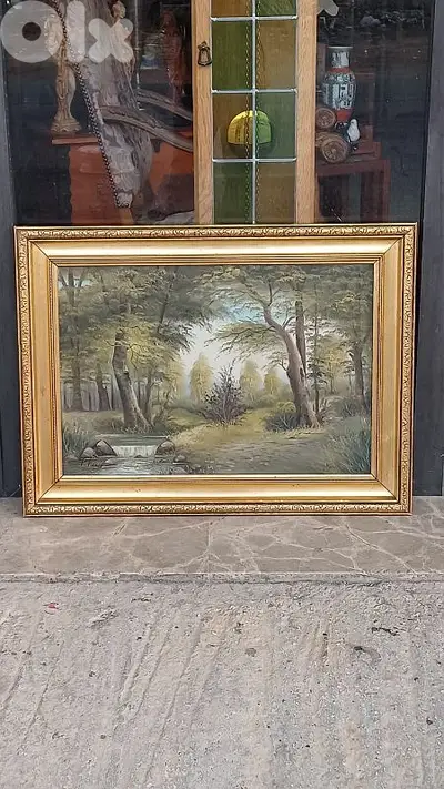لوحة رسم زيتي اوروبية
