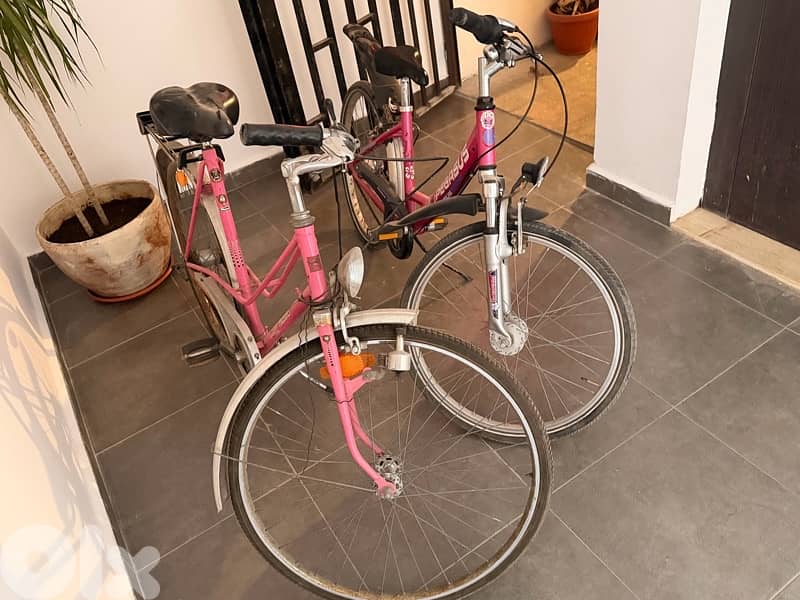 two adults bicycle 0