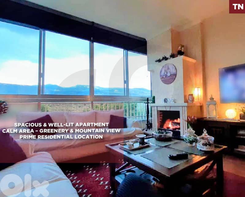 Spacious & Bright Apartment for Sale in Besbhel – Zgharta REF#TN130363 0