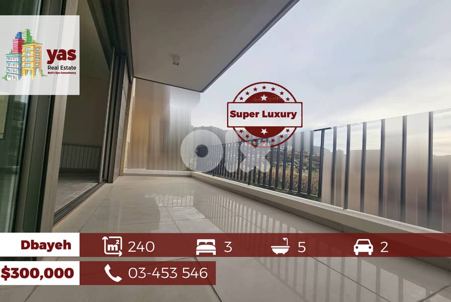 Dbayeh 240m2 | Upgraded Duplex | Sea View | Prime Area | OH 0