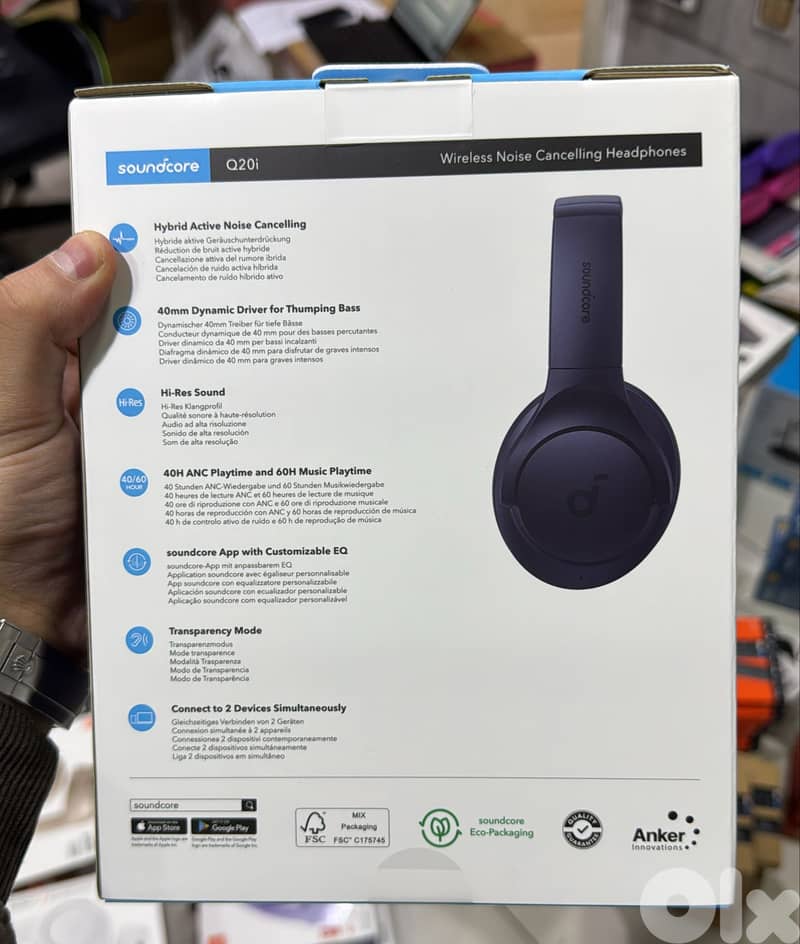 Anker soundcore Q20i blue 35$ 1