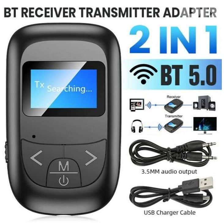 LCD Monitor BT 5.0 Adapter 2-in-1 Wireless,Bluetooth Adapter 0