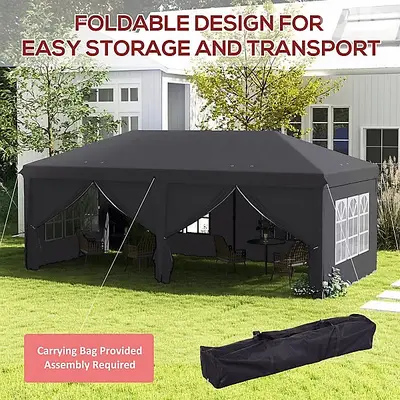 Outsunny 3 x 6m Pop Up Gazebo
