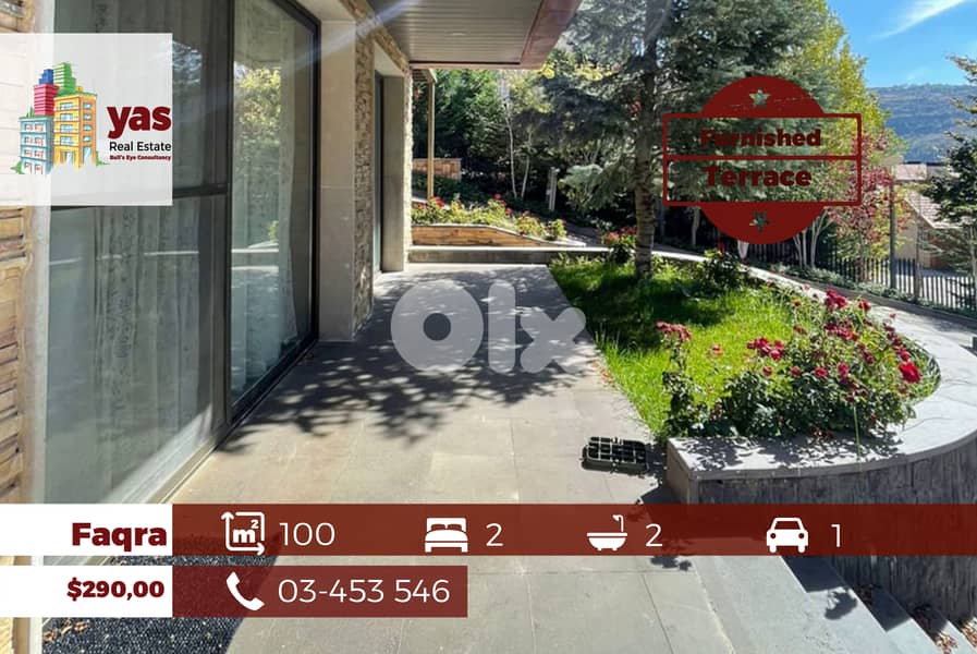 Faqra 100m2 | Terrace | Furnished Chalet | Pool | High End | PA 0