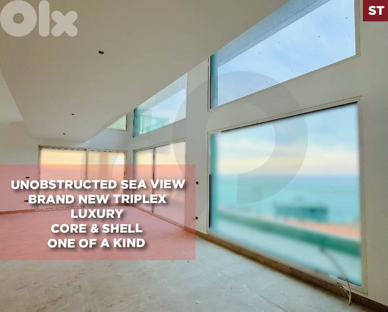 UNOBSTRUCTED SEA VIEW-BRAND NEW TRIPLEX - Sahel Alma REF#ST130393 0