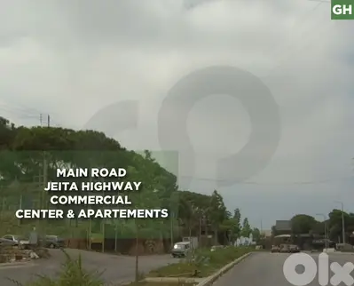 COMMERCIAL CENTER AND APARTEMENTS LAND FOR SALE IN JEITA REF#GH130406