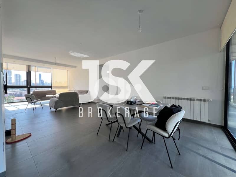 L19942 - Modern & Furnished 2-Bedroom Loft For Sale in Mar Mikhael 0