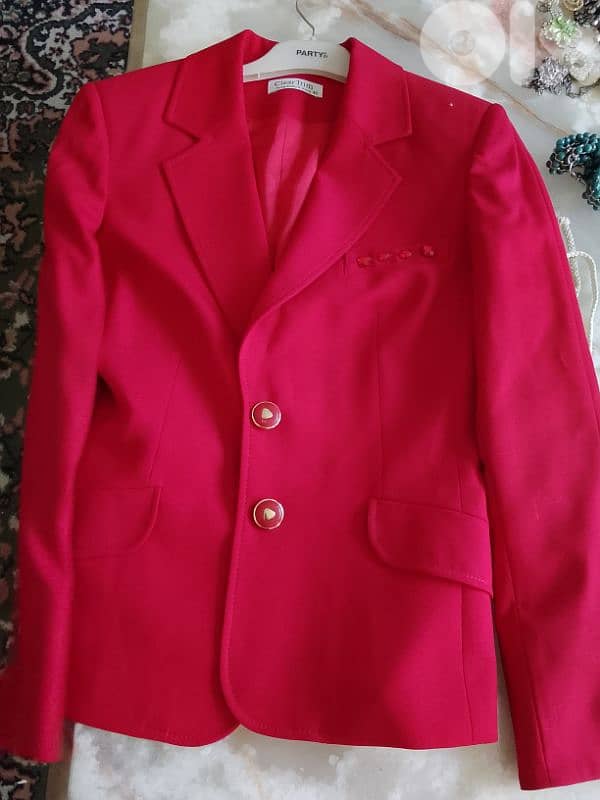 vintage  red blazer 0