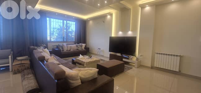 Furnished apartment with terrace in Jeita/Ain EL Rihane FIR2901