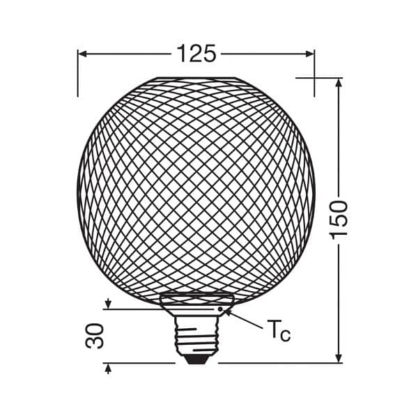 osram decor led flat globe 4