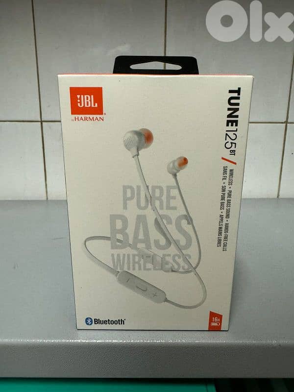 Jbl tune 125bt white 0
