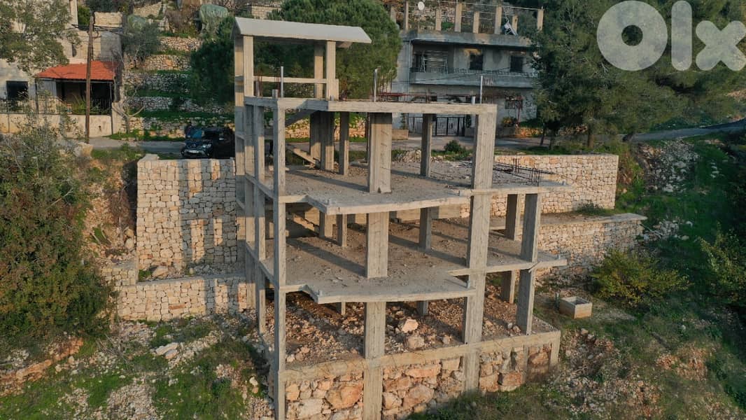 RWB195PK - Land with core and shell villa for sale in Zaaitre Keserwan 0