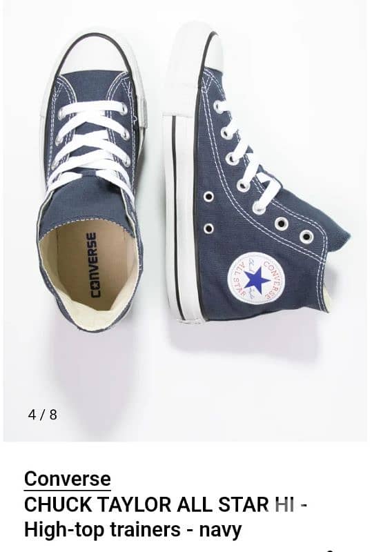 CONVERSE CHUCK TAYLOR ALL STAR HIGH TOP NAVY BLUE 2