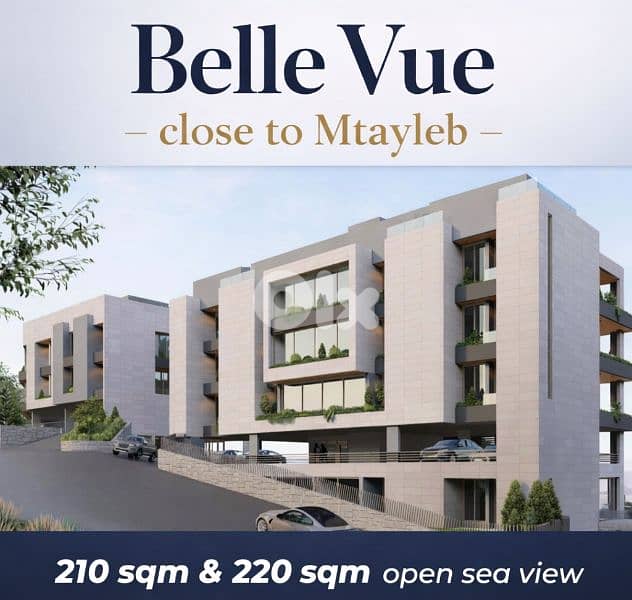 Belle Vue ( Close to Mtayleb) Super Deluxe 210 sqm & 220 sqm sea view 0