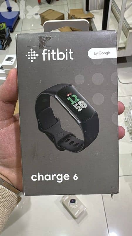 Fitbit Charge 6 black case,obsidian band 0