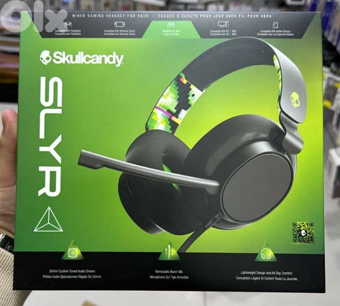 Skullcandy Slyr wired gaming headset green 40$ last 0