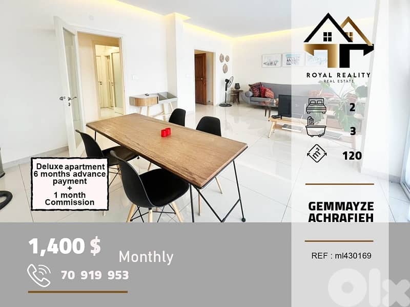 apartments for rent in achrafieh beirut شقق للايجار في الاشرفية بيروت 0