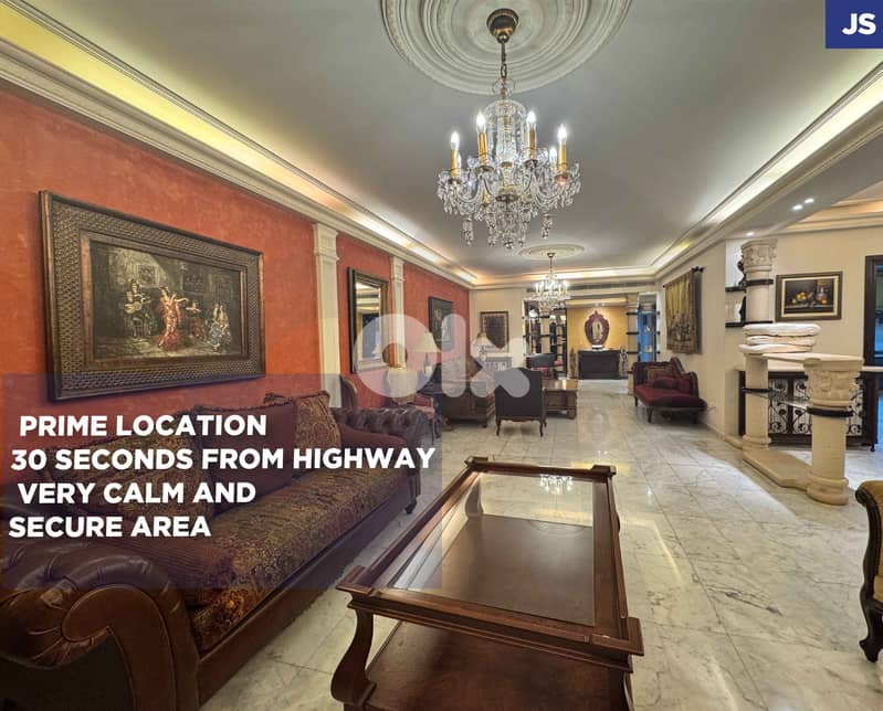 For Rent -classic 280 sqm Elegant furnished IN HAZMIEH ! REF#JS130482 0