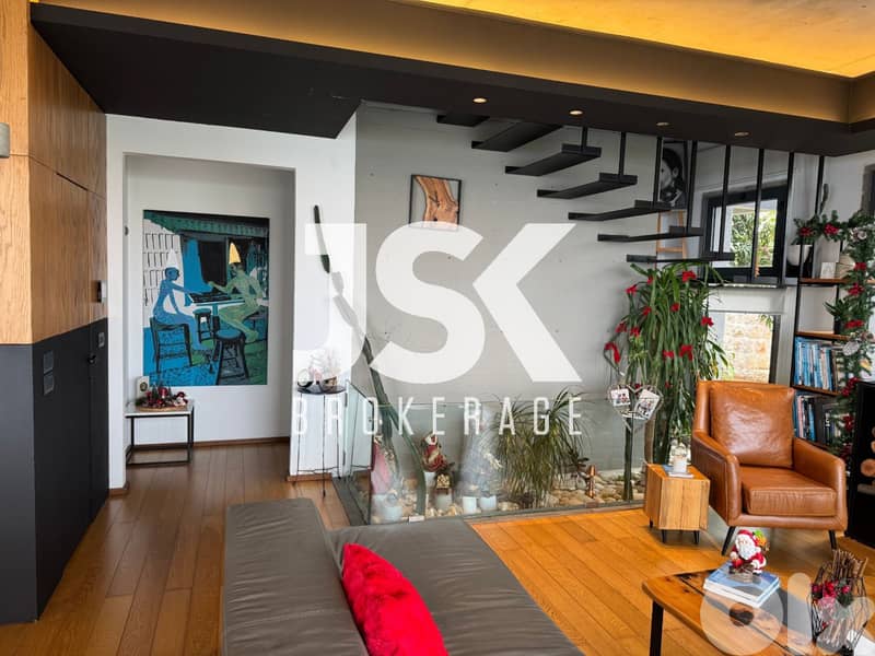 L19953 - Furnished Villa With Full Sea View For Sale in Kfaraabida 0