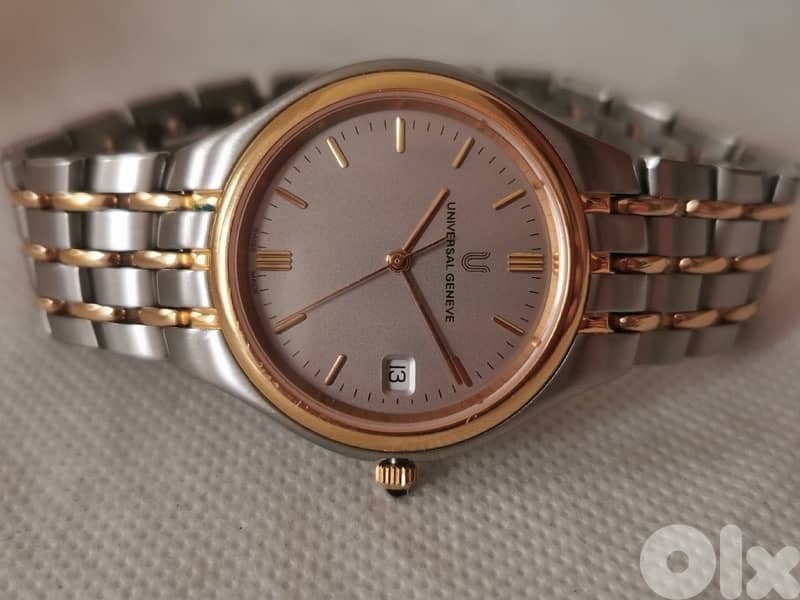 universal geneve watch men Quartz 35 MM Still Very Good Condition 0