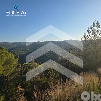 Ouyoun Broumana Land 1700m² | Panoramic Mountain View | #ED301010
