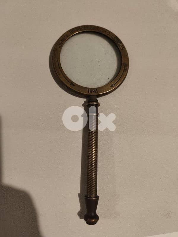 Antique 1941 Magnifying Glass Vintage Collectible gift،henry hughes 0