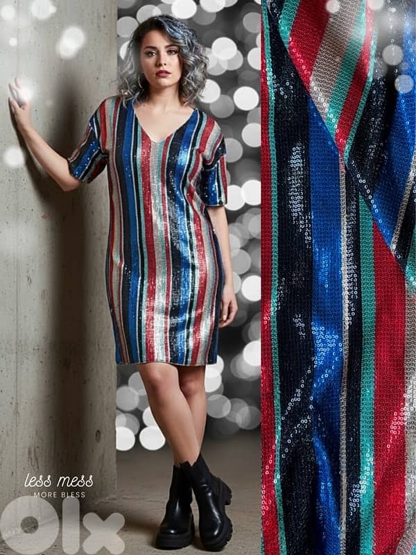 ZARA NEW IN TAG SEQUIN DRESS 0