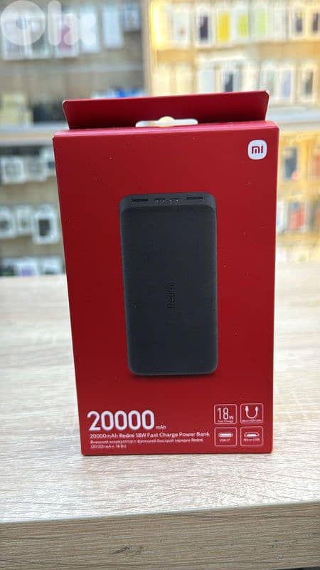 Redmi powerbank 20000mah 18w fast charge 0