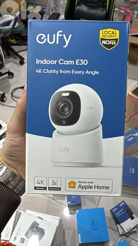 Eufy indoor Cam E30 4k clarity 0