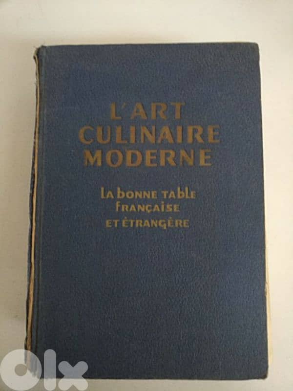 Very old book L'art culinaire moderne - Not Negotiable 0