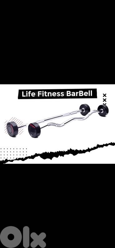Barbell life fitness new 0