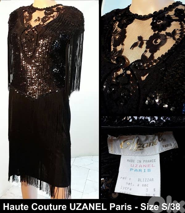 Vintage Haute Couture UZANEL Paris 80's 0