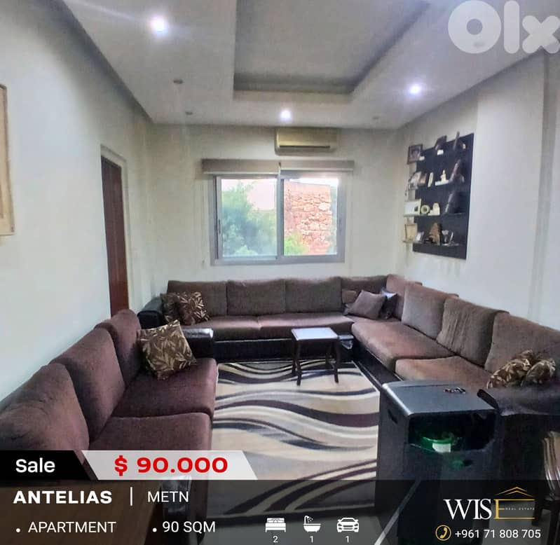 90 SQM Apartment for SALE in Antelias - Mezher! 0